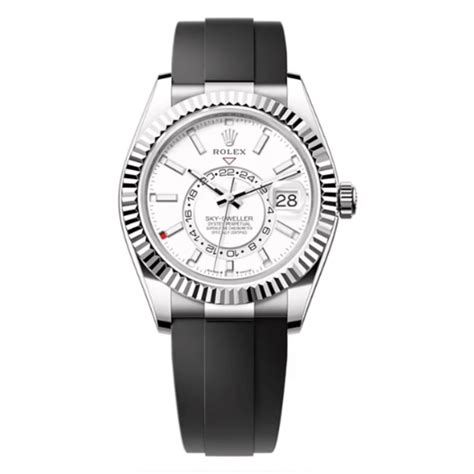 white dial rolex skydweller|Rolex Sky-Dweller price chart.